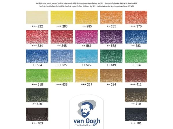 Van Gogh fargeblyant basic sett | 24 farger