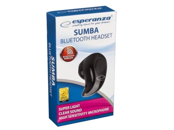 Esperanza Sumba - Headset - inuti örat - Bluetooth - trådlös