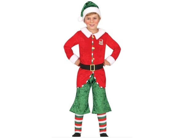 Julemandens hjælper kostume