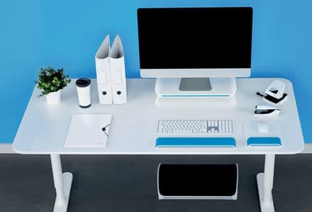 Monitor stand Ergo Leitz WOW blå