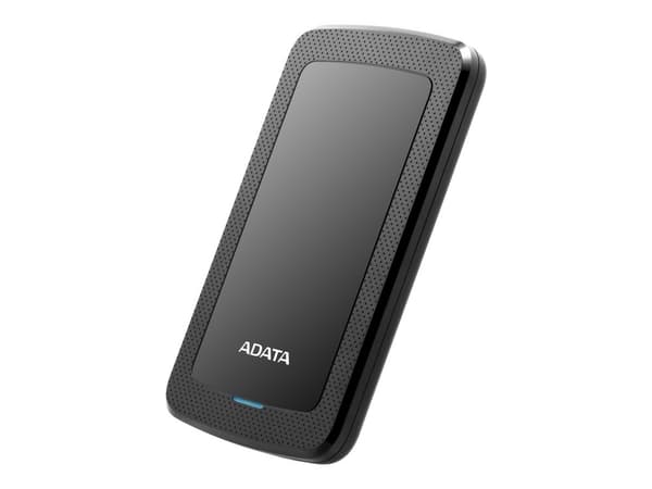 ADATA HV300 - Hårddisk - 1 TB - extern (portabel) - USB 3.1 - 256 bitars AES - svart