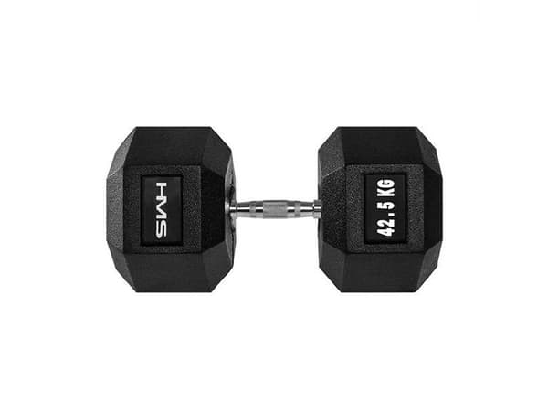 HMS hantel Hex Pro gummerad 1 x 42,5 kg