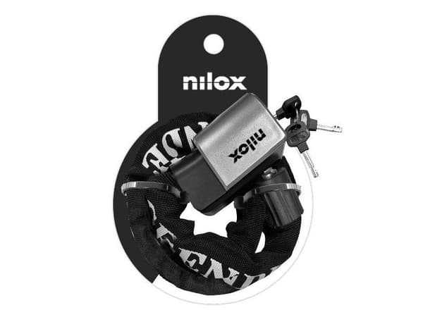 Nilox NXPLCHAINLOCK, Hengelås, Sort, Metallisk