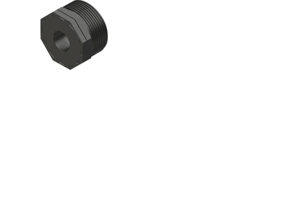 PLASTLINE Push-In nippel muffe 1 1/2" x 3/4"