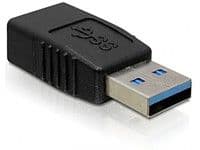 Delock - USB-adapter - USB typ A (hane) till USB typ A (hona) - USB 3.0