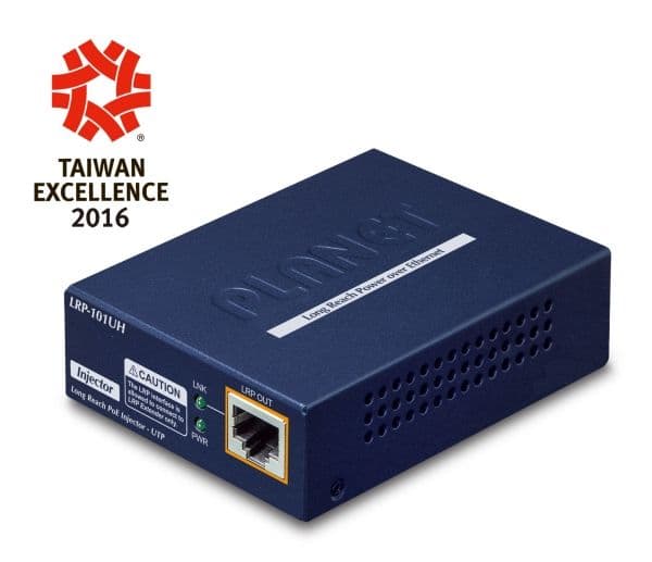 PLANET LRP-101UH, Power over Ethernet -tuki, Seinäkiinnitteinen
