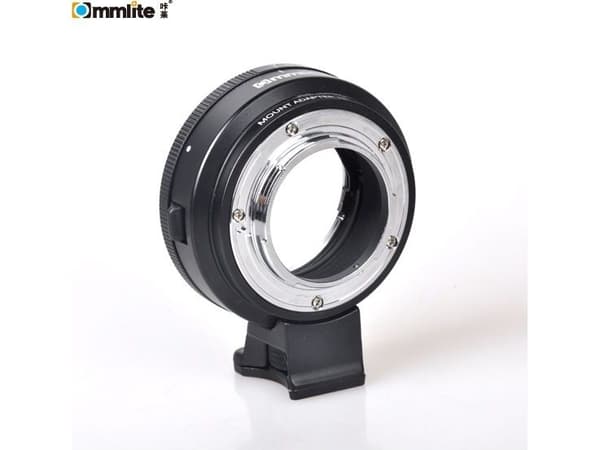 Commlite ADAPTER for Olympus / Panasonic Micro 4/3 m4/3 til NIKON / NIKKOR + Aperture