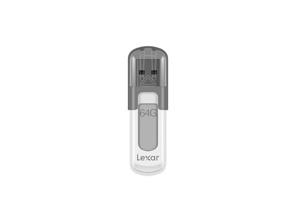 Lexar JumpDrive V100 - USB-flashdrive - 64 GB - USB 3.0 - grå