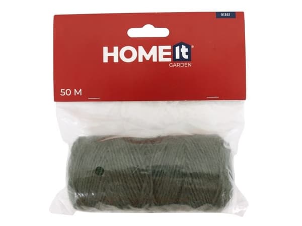 Home it® jutegarn grøn 50 meter