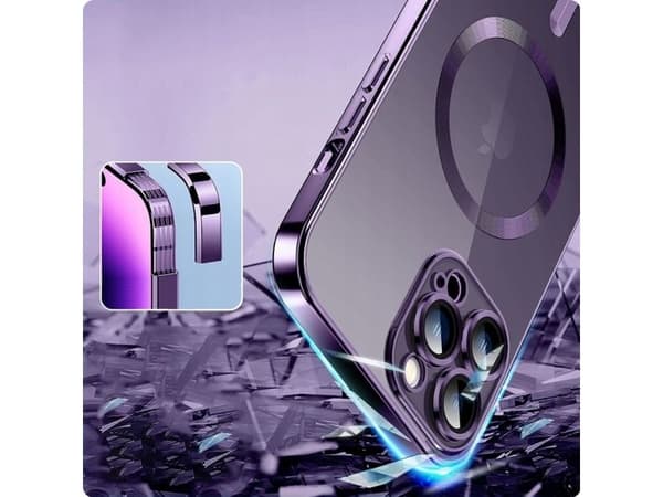 Tech-Protect MagShine Line MagSafe-deksel for iPhone 11 - rosa