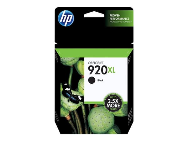 HP 920XL - Høy ytelse - svart - original - blekkpatron - for Officejet 6500, 6500 E709a, 6500 E709c, 6500A, 6500A E710a, 7500A