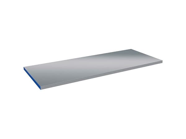 Benkeplate 40 mm 2000x0800 Stålblå ABS-kant
