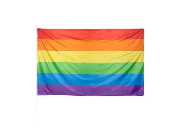 Regnbue flag 200x300 cm