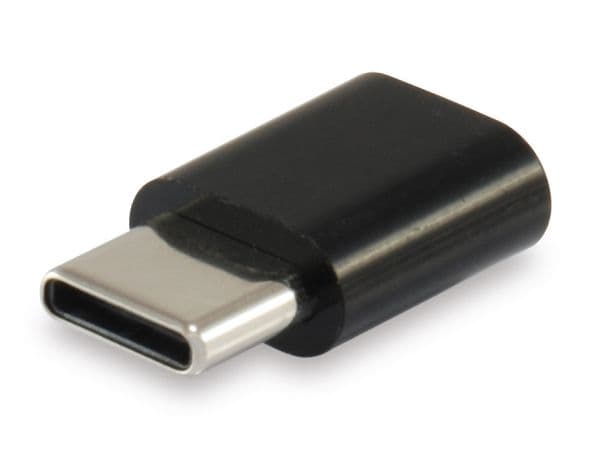 Equip 133472, USB C, Micro USB B, Svart