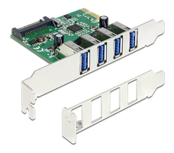 Delock - USB-adapter - PCIe 2.0 - USB 3.0 x 4