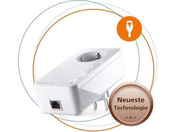 devolo Magic 1 LAN - Brygga 1GbE, HomeGrid - vägginsticksbar
