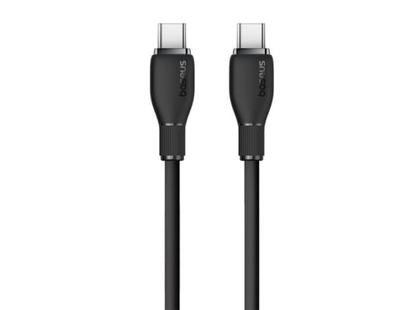 Baseus USB-C - USB-C 1,2 m USB-kaapeli Musta (6932172650223)