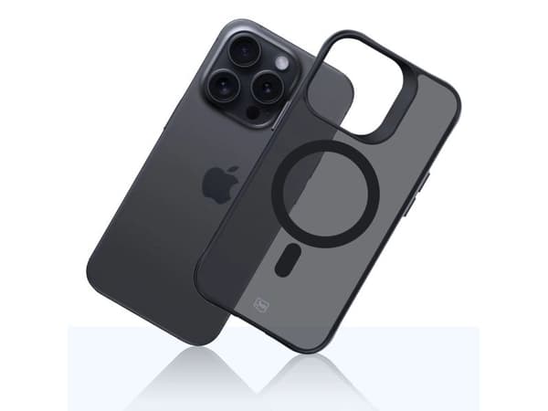 3MK Smoke MagCase, Mobilskal, Apple, iPhone 15 Pro, 15,5 cm (6.1"), Grå