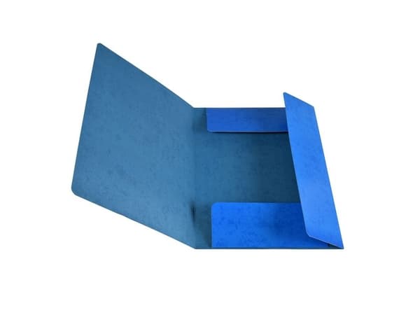 Elastikmapp papper blå - (48 st.)