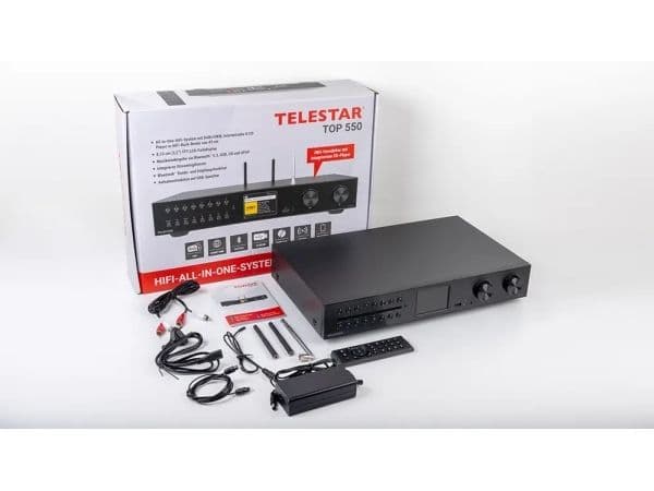 TELESTAR TOP 550 Svart Multifunktionsradio HiFi-komponent