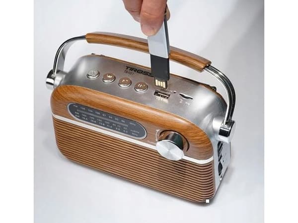 TIROSS USB/Bluetooth BÆRBAR BATTERIRADIO
