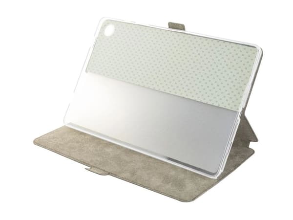 FIXED Topic - Vikbart fodral för surfplatta - polyuretanläder - svart - för Samsung Galaxy Tab A9+