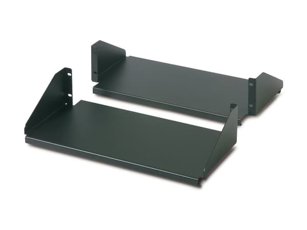 APC - Rack-hylle - svart (en pakke 2) - for NetShelter 2 Post Open Frame Rack, 4 Post Open Frame Rack