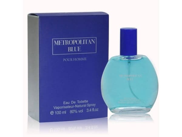 Fine Perfumery Metropolitan Blue Eau De Toilette For Men 100 Ml