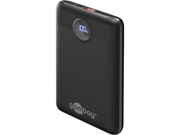 Goobay Powerbank Compact 10000mAh Sort