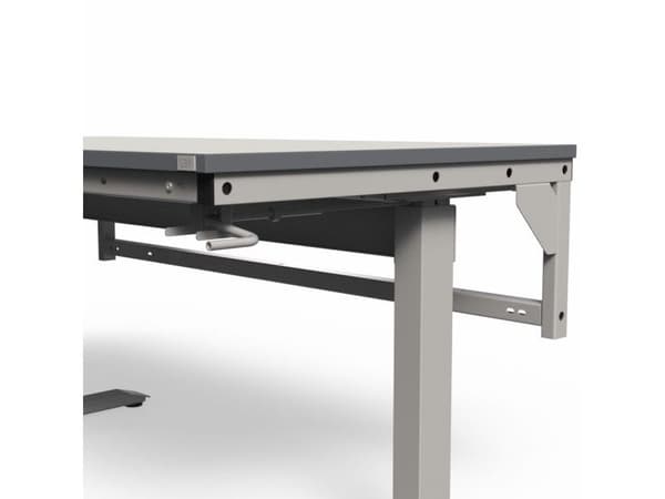Ergonomisk arbeidsbord 2000x620 mm m/HPL-bordplate