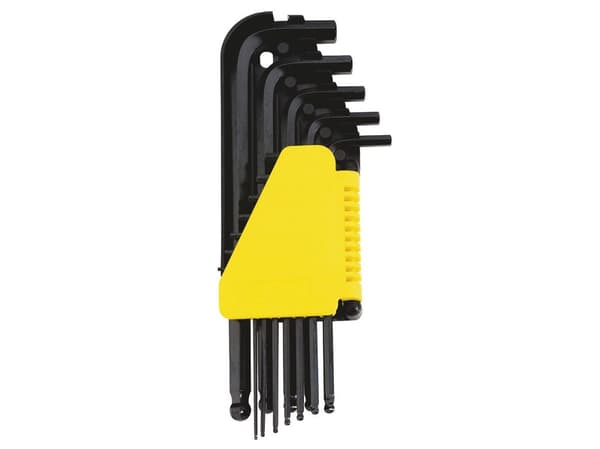 STANLEY unbrakonøgle sæt 1,5 - 10 mm ball point