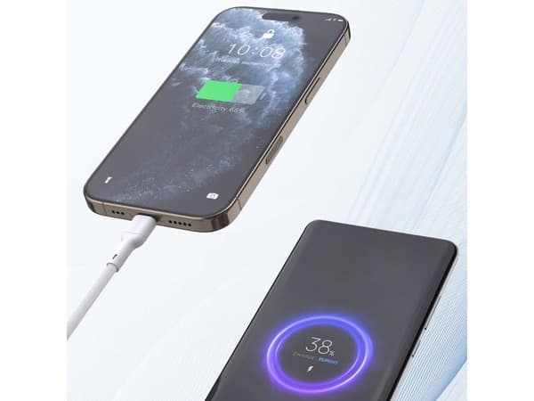 Dudao L9C USB-C till USB-C 1 m vit