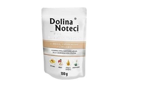Dolina Noteci Premium våtfoder för små hundar med gås, potatis och äpple 100 g