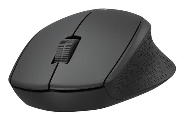 Logitech M280, Ambidextrous, Optisk, RF Trådlös, 1000 DPI, Svart