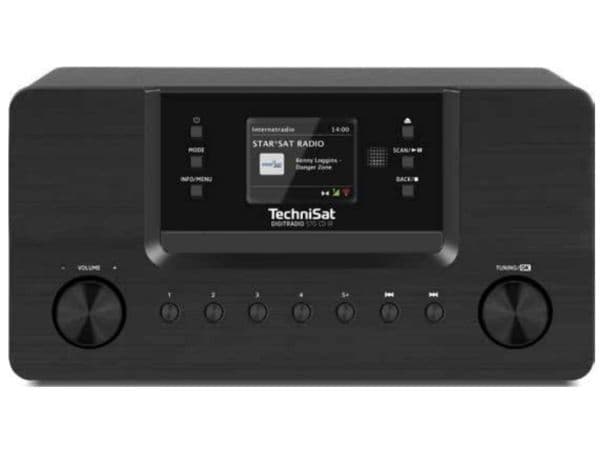 TechniSat DigitRadio 570 CD IR - Lydsystem - 2 x 5 watt - svart