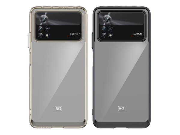 Hurtel Outer Space Case Xiaomi Poco X4 Pro 5G cover with a flexible frame blue
