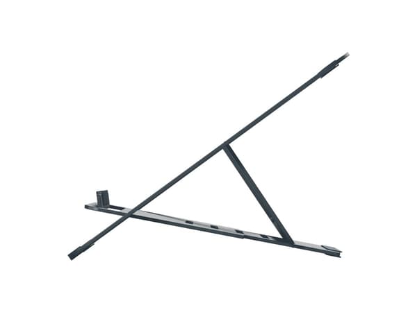 Leitz Ergo - Notebookstativ - justerbar, multi-vinkel, aluminium - 10" - 17" - mørk grå