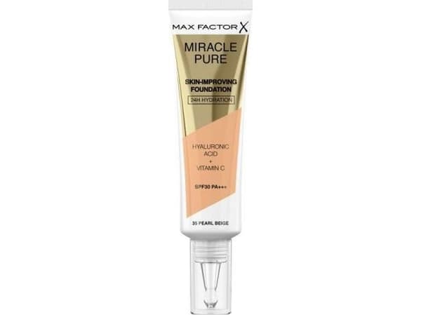 Max Factor Miracle Pure Skin-Improving Foundation 35 Pearl Beige 30 ml