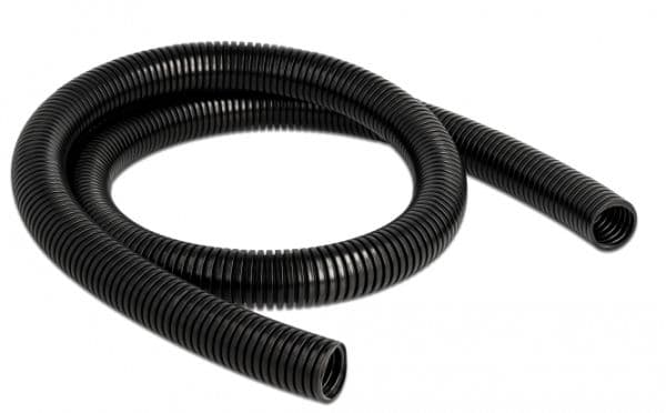 Delock - Vikta rör - 21.2 mm - 1 m - svart