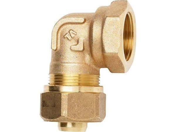 TA PEX vinkel 20 mm x 3/4" muff