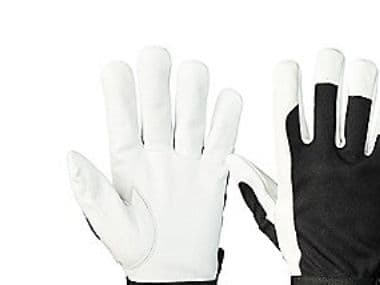NOVIPRO Technic handske str. 9 - velcro-luk, gedeskind i håndflade, uforet