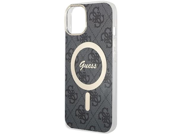 Guess IML 4G MagSafe Case for iPhone 15 Black