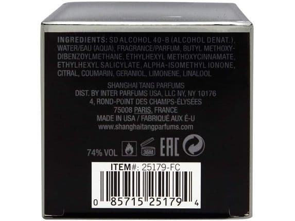 Shanghai Tang Black Iris Eau De Toilette 100ml