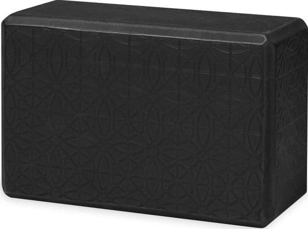 Gaiam yogablock Embossed Black 63438