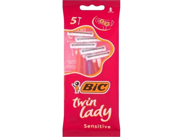 Barberblader Bic Twin Lady, 5 stk