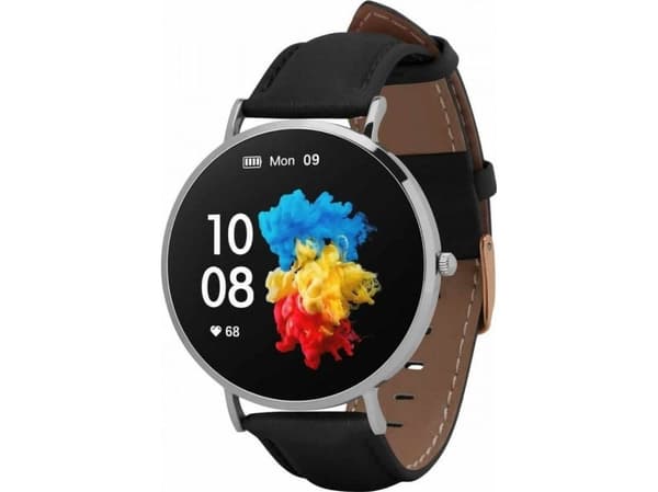 Verona smartwatch silver-svart