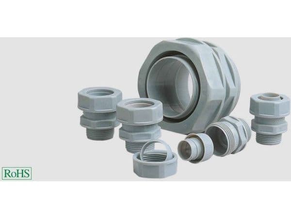 HELUKABEL 97597, Harmaa, Polypropeeni (PP), 50 kpl, 2,1 cm, IP65, -10 - 100 °C