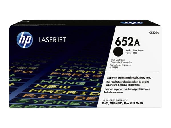 Lasertoner hp 652a cf320a, 11 500 sidor, svart