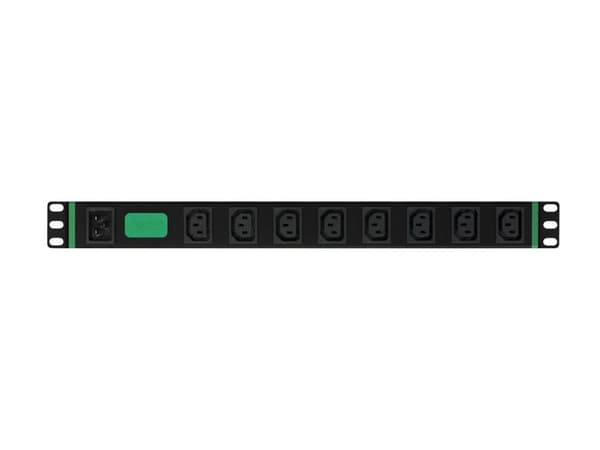 APC Easy Rack PDU Basic horizontal 1-phase 3.7 kW 230 V 16 A 8 x C13 sockets IEC60320 C20 input