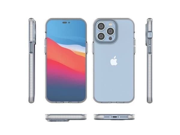 Hurtel Spring Case iPhone 14 Pro Max silikondeksel med ramme lyseblå